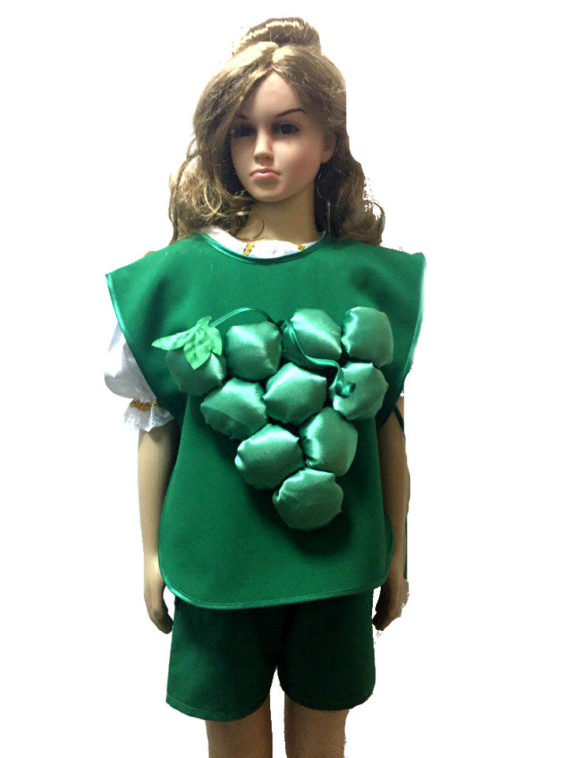костюм зеленый виноград