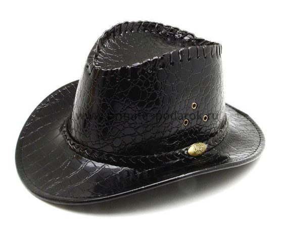 шляпа черная ковбойская маленькая